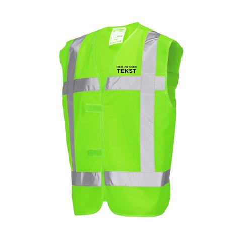 Veiligheidsvest met opdruk Ontruimer Groen